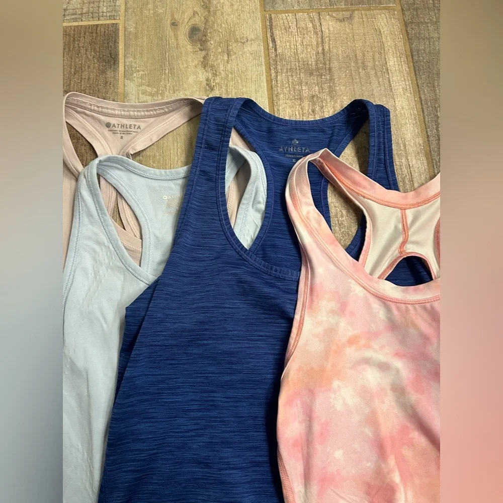 Athleta Women's Tops - Blue, Pink, Light Blue, and Light Pink - Picture 2 of 16